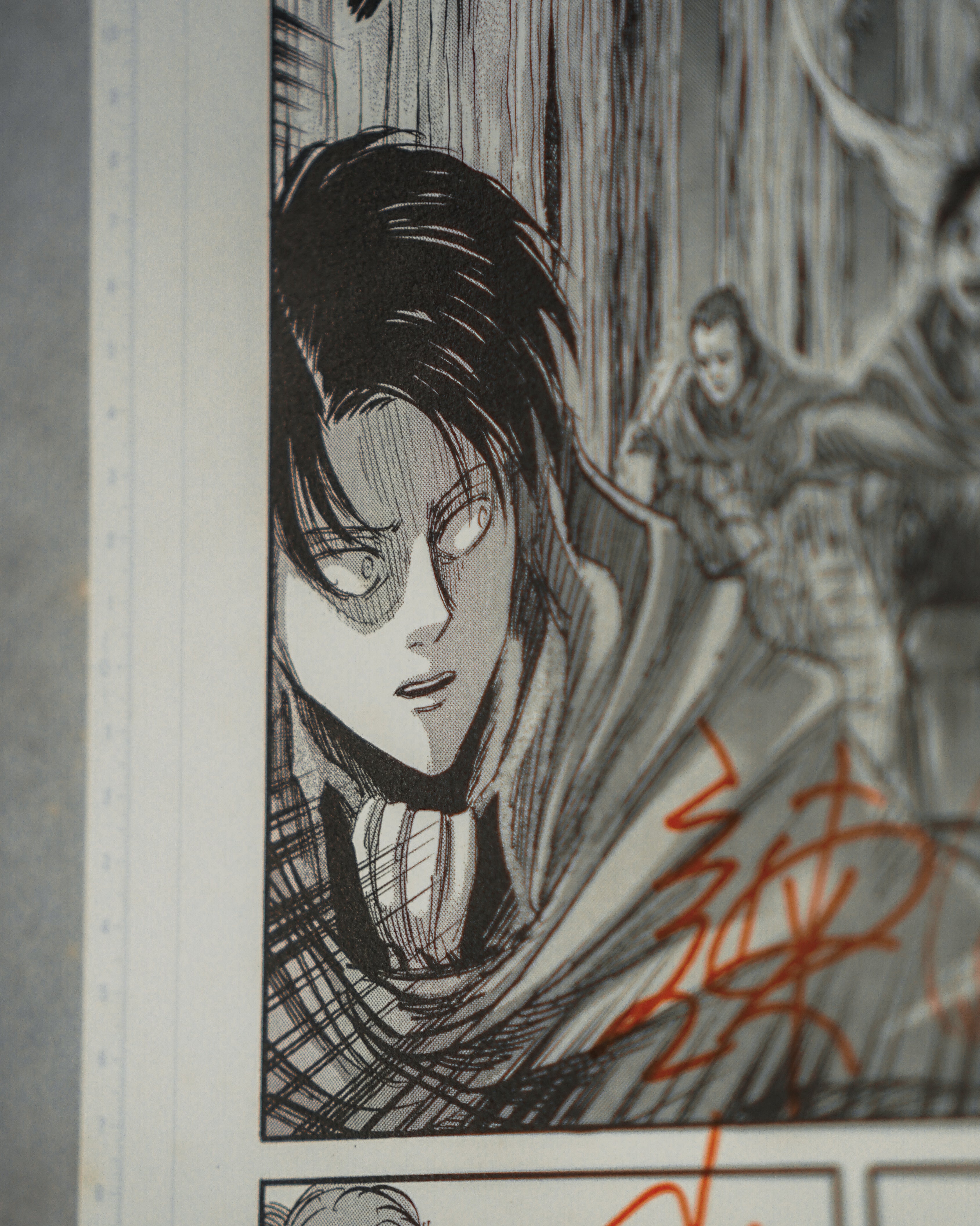 Attack on Titan Ichiban Kuji "Autographed" Manga Panel Poster